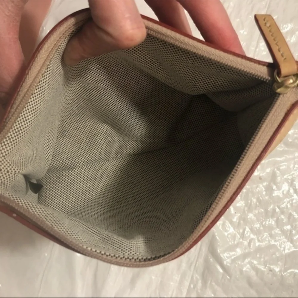 Michael kors tan velour mini bag